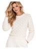 Alice + Olivia White Pullover Sweater Size S - photo 1