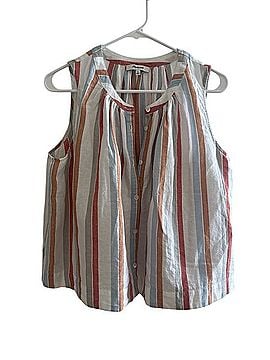 Madewell Sleeveless Button-Front Striped Camisole Sleeveless T-Shirt (view 1)