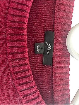 J.Crew Embellished Shoulder Crewneck Sweater Pullover Sweater (view 2)