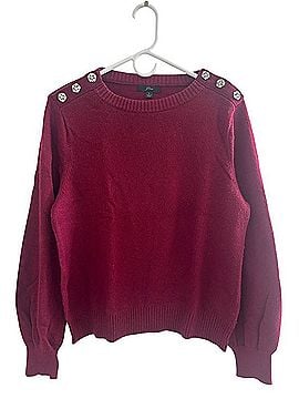 J.Crew Embellished Shoulder Crewneck Sweater Pullover Sweater (view 1)