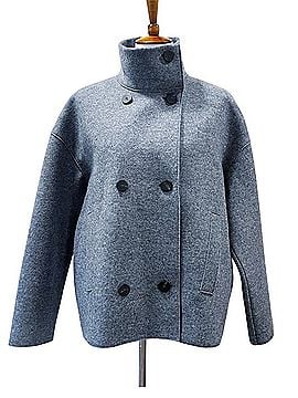 Harris Wharf London Cropped Funnel Coat Coat (view 1)