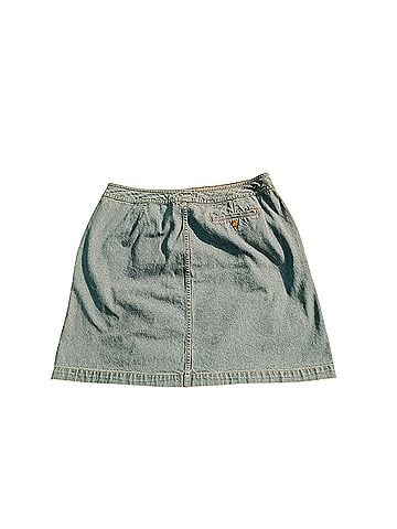 Liz Claiborne LIZWEAR Denim Skirt (view 2)