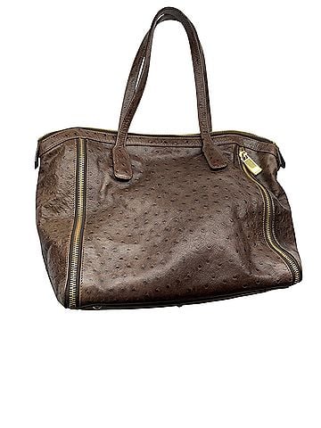 FURLA Ostrich-Embossed Tote/Satchel Leather Tote (view 1)