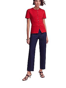 Boden Short-Sleeve Button Cardigan Cardigan (view 2)