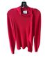 St. John Red Turtleneck Sweater Size L - photo 1