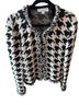 St. John Houndstooth Black White Cardigan Size 16 - photo 1