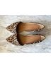 J.Crew Animal Print Multi Color Brown Flats Size 7 1/2 - photo 3