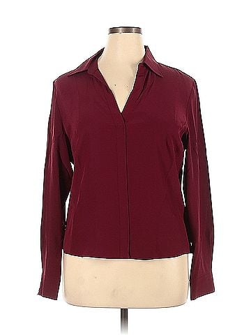 Lafayette 148 New York Lafayette 148 New York Long Sleeve Silk Top (view 1)