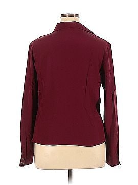 Lafayette 148 New York Lafayette 148 New York Long Sleeve Silk Top (view 2)