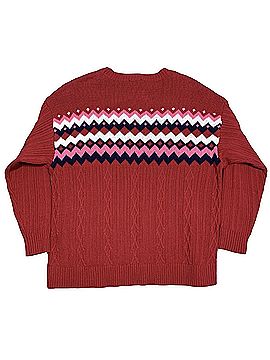 Chaps Cable Intarsia Pullover Sweater (view 2)