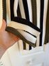 Derek Lam Stripes Black White Green Pullover Sweater Size XS - photo 4