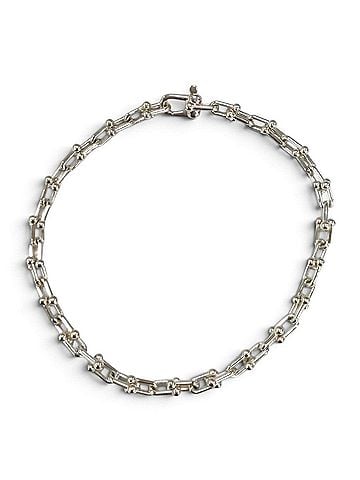 Tiffany & Co. TIFFANY&amp;Co. Tiffany HardWear Micro Link Bracelet AG925, current model, purchased August 2025, silver, made in Italy, weight 6.5g, women's, with box. (view 1)