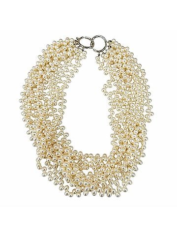 Tiffany & Co. TIFFANY&amp;Co. Tiffany &amp; Co. Paloma Picasso Pearl 925 Torsade 8-Strand Necklace, Ivory, Weight 195.5g, Women's, Comes with Box and Dust Bag (view 1)