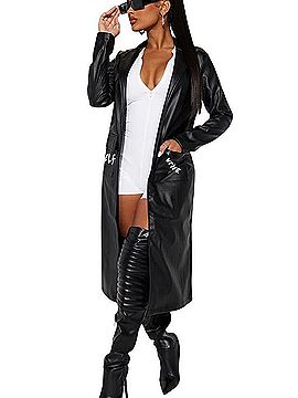 Spoon Jeans spoon Jeans Faux Leather Jacket (view 2)