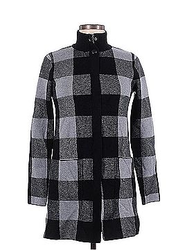 Max Studio Black and Gray Two-Tone Knit Cardigan Cardigan (view 2)