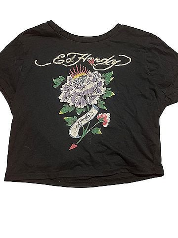 Ed Hardy Short Sleeve Blouse (view 1)