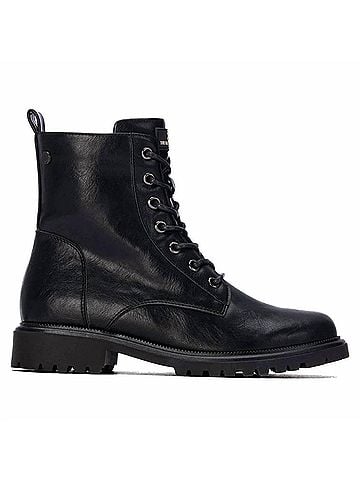 XTI Women's Casual Combat Booties in Black (view 1)