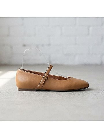 Vionic Women's Alameda Mary Jane Shoes in Camel (view 1)