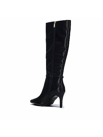 XTI Women's Pointed Toe Tall Boots in Black (view 2)