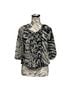 Express 100% Polyester Floral Black White Blouse Size XS - photo 1