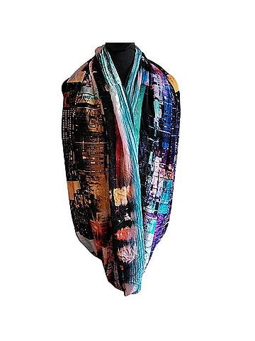 Cynthia Rowley City Landscape Scarf (view 1)