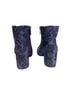 Francesca's Floral Black Blue Ankle Boots Size 7 1/2 - photo 3