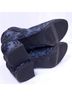 Francesca's Floral Black Blue Ankle Boots Size 7 1/2 - photo 8