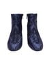 Francesca's Floral Black Blue Ankle Boots Size 7 1/2 - photo 2