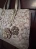 Coach Multi Color Tan Leather Tote One size - photo 4