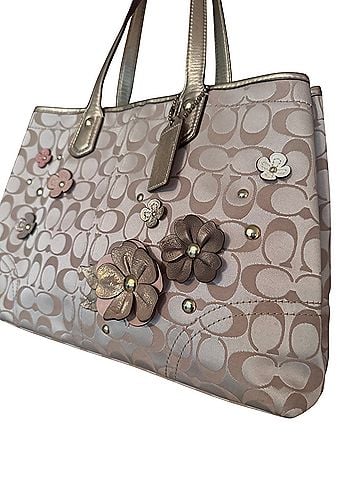 Coach Leather Tote (view 2)
