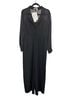 Fehaute Elegant Black Long-Sleeve Jumpsuit with Notch Collar Jacket - photo 2