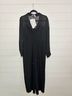 Fehaute Elegant Black Long-Sleeve Jumpsuit with Notch Collar Jacket - photo 3