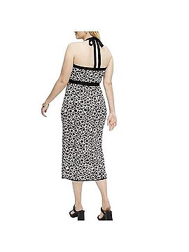 Diane von Furstenberg Halter Poppy Midi Dress Casual Dress (view 2)