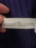 Massimo Dutti 100% Cotton Purple Pullover Sweater Size L - photo 4