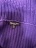 Massimo Dutti 100% Cotton Purple Pullover Sweater Size L - photo 3