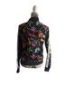 Adidas Floral Black Multi Color Jacket Size XS - photo 2