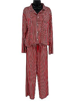 Hanna Andersson Adult Striped Button Front Pajama Set Casual Pants (view 1)