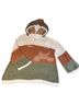 Pol 100% Polyester Color Block Multi Color Pullover Sweater Size L - photo 1