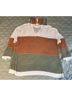 Pol 100% Polyester Color Block Multi Color Pullover Sweater Size L - photo 4