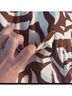 SPANX Animal Print Brown White Casual Pants Size M - photo 5