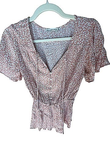 Abercrombie & Fitch Short Sleeve Blouse (view 1)