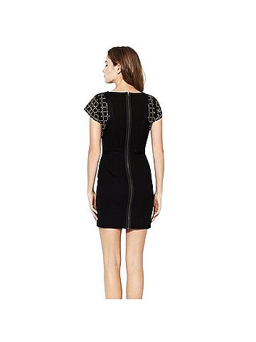 Rebecca Minkoff Black Studded Mini Dress Cocktail Dress (view 2)