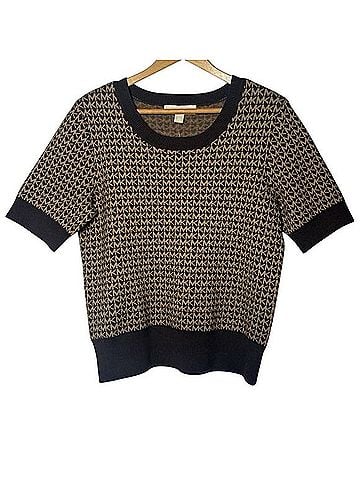 Michael Kors MK Logo Sweater Pullover Sweater (view 1)