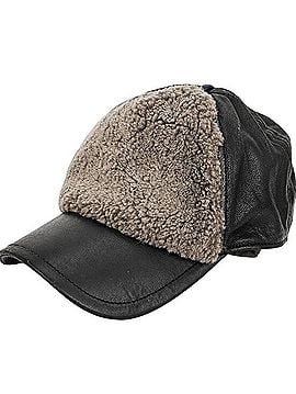 Rag & Bone Shearling Leather Baseball Cap Hat (view 1)