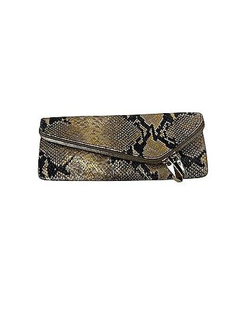 Henri Bendel Snakeskin Metallic Convertible Clutch Clutch (view 1)