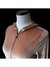 Pink Solid Brown Jacket Size XS - photo 4