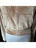 Pink Solid Brown Jacket Size XS - photo 5