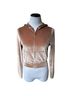 Pink Solid Brown Jacket Size XS - photo 1