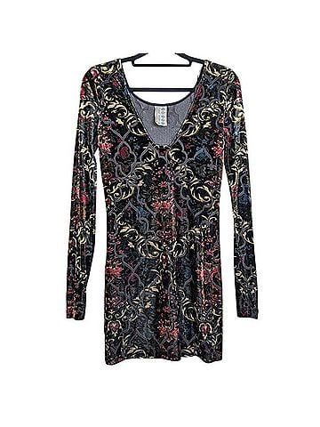 Free People Velvet Burnout Bodycon Mini Dress Cocktail Dress (view 2)