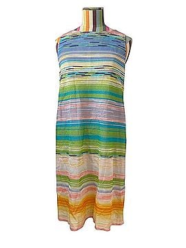 Missoni Colorful Rainbow Striped Shift Dress Casual Dress (view 1)